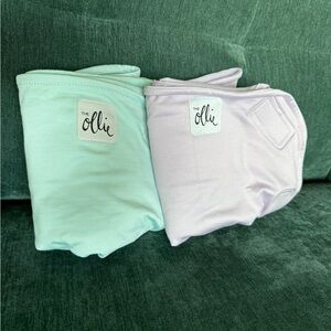 The Ollie Swaddle Bundle - Mint and Lavender